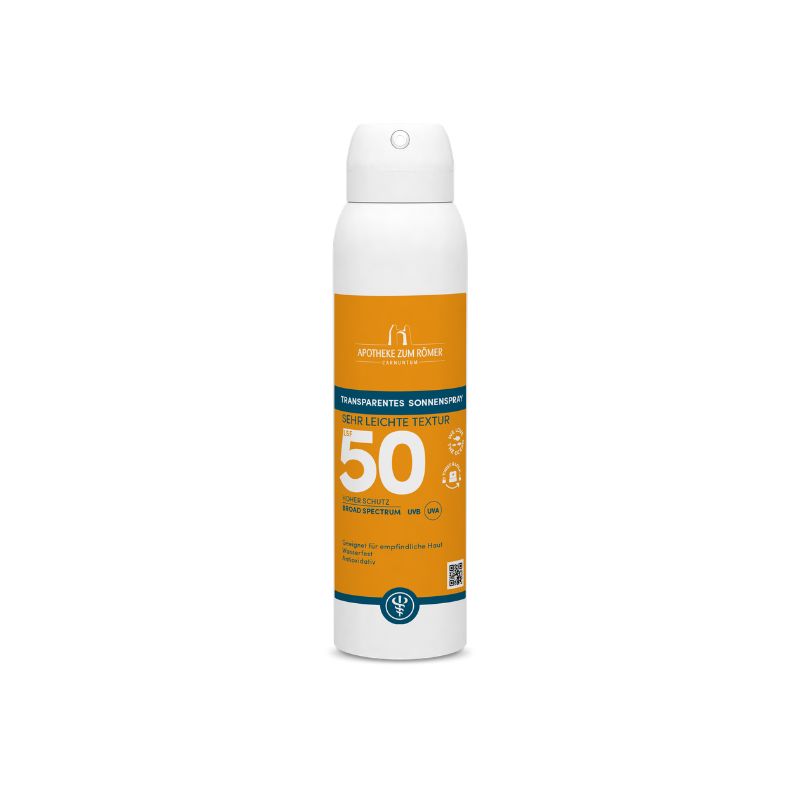 Transparentes Sonnenspray LSF 50+